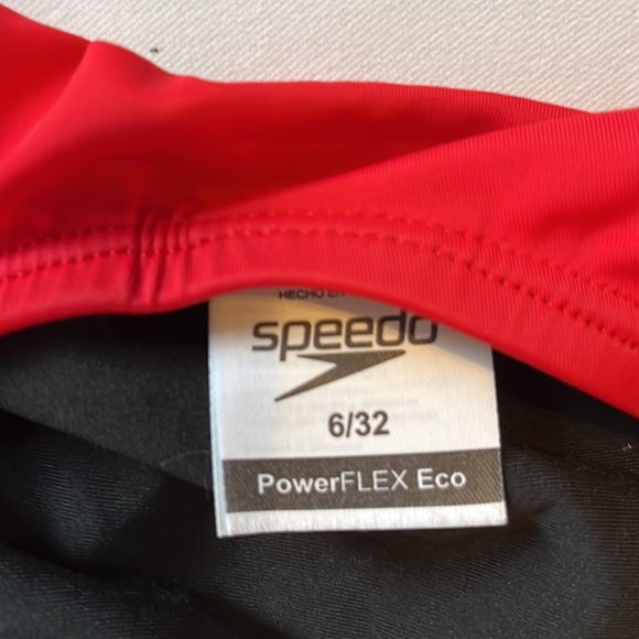Speedo swimsuit size 6/32 red and orange! - Picture 4 of 6
